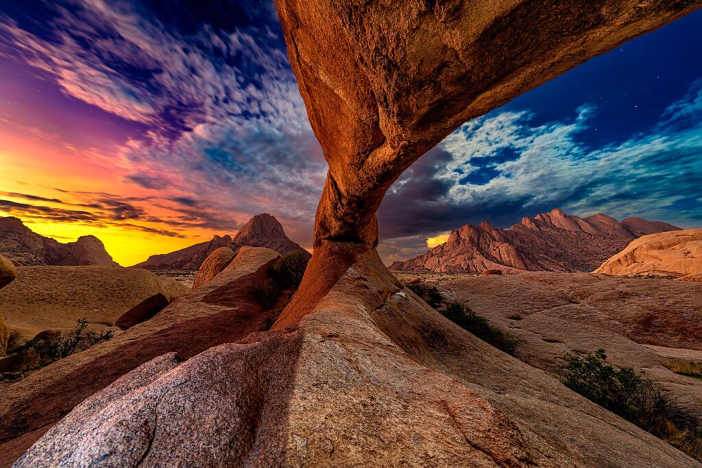 The Gate / Spitzkoppe fotografiert auf einer Fotoreise mit Benny Rebel Fotosafaris GmbH.