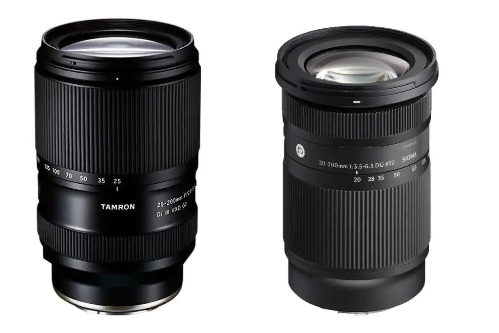 Vergleichtest des Tamron 25–200mm und Sigma 20–200mm: zwei leichte Reiseobjektive im Praxistest – ideal für Fotografie, Fotoreise und Fotosafari.