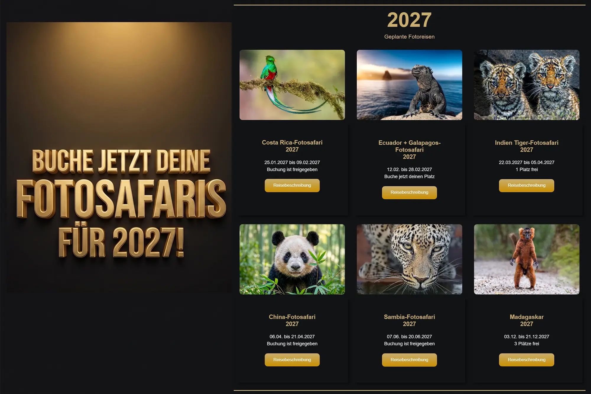 Professioneller Wildlife-Fotograf Benny Rebel bei der Planung neuer Fotosafaris im Büro in Hannover.